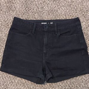 Old Navy Women's Black Denim Shorts